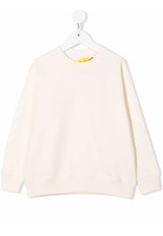 Off-White Kids logo-print crew neck sweatshirt - Nude