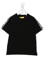 Off-White Kids T-Shirt mit Logo-Streifen - Schwarz