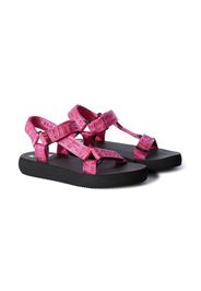 Off-White Kids Sandalen mit Klettverschluss - Rosa