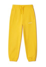 Off-White Kids Jogginganzug mit diagonalen Streifen - Gelb