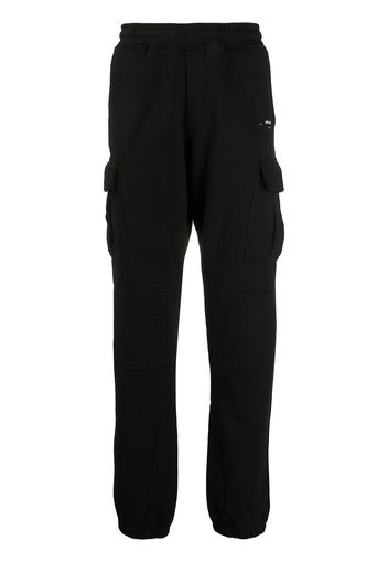 Off-White Jogginghose mit Logo-Print - Schwarz