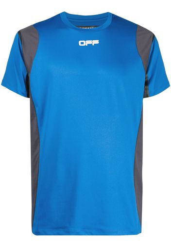 Off-White Active T-Shirt - Blau