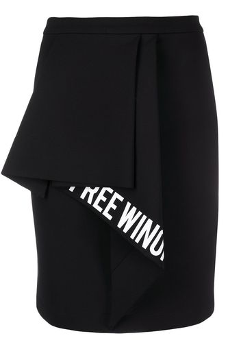 Off-White Rock mit Slogan-Print - 1001 BLACK WHITE