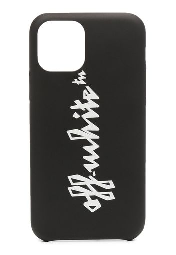 Off-White iPhone 11 Pro-Hülle mit Logo-Print - Schwarz