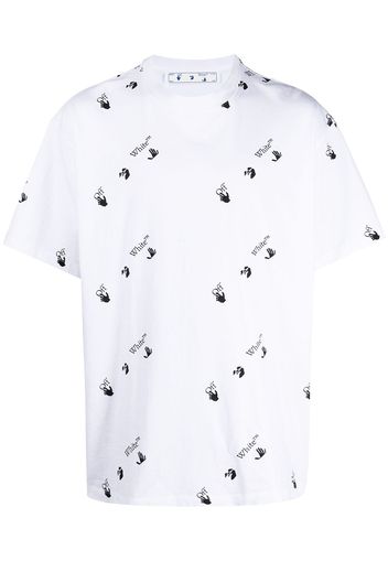 Off-White Swimming Man T-Shirt - Weiß