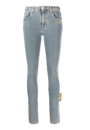 Off-White Klassische Skinny-Jeans - Blau