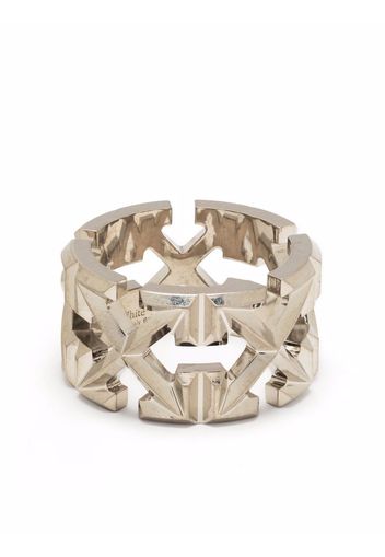 Off-White Ring mit Pfeilen - Silber