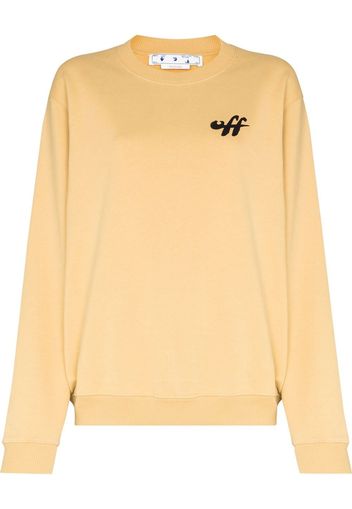 Off-White Zebra Arrows-print sweatshirt - Nude