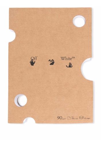 Off-White Meteor cut-out notepad - Braun