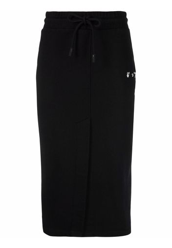 Off-White SWIMMING MAN SWEATSKIRT BLACK WHITE - Schwarz