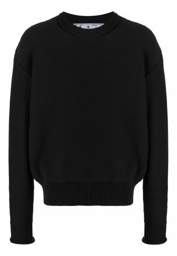 Off-White Wave crew-neck jumper - Schwarz