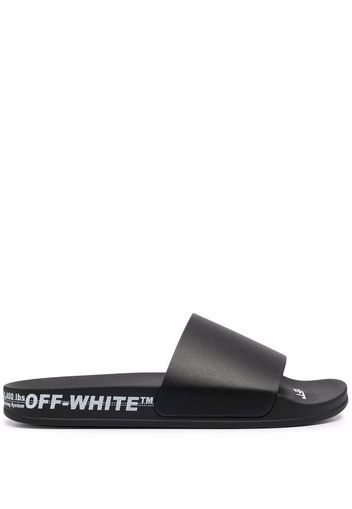 Off-White Industrial belt slides - Schwarz