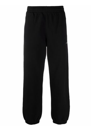 Off-White Jogginghose mit diagonalen Streifen - Schwarz