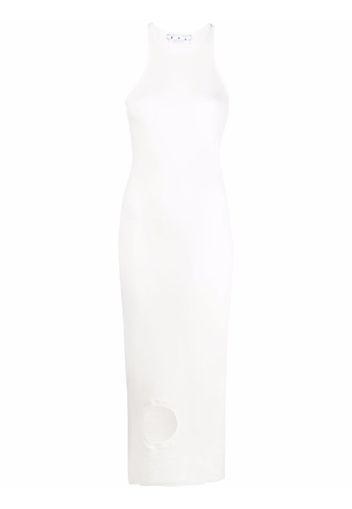 Off-White Meteor sleeveless dress - Weiß