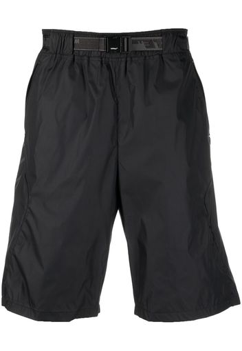 Off-White slide-buckled bermuda shorts - Schwarz