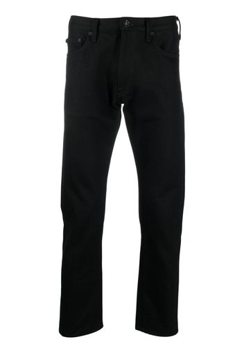Off-White mid-rise slim fit jeans - Schwarz