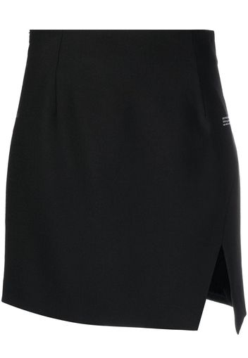 Off-White high-waisted mini skirt - Schwarz