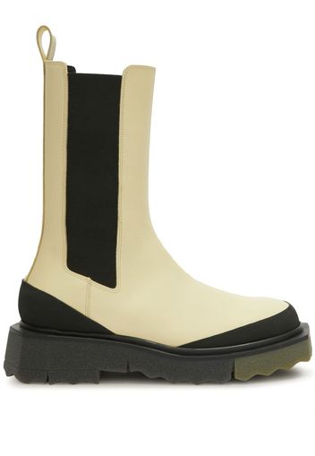 Off-White Chelsea-Boots mit Schwamm-Sohle - Nude