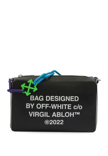 Off-White Block Clutch - Schwarz