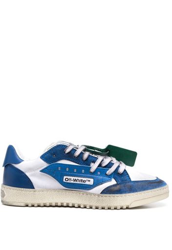 Off-White 5.0 vintage-finish sneakers - Weiß