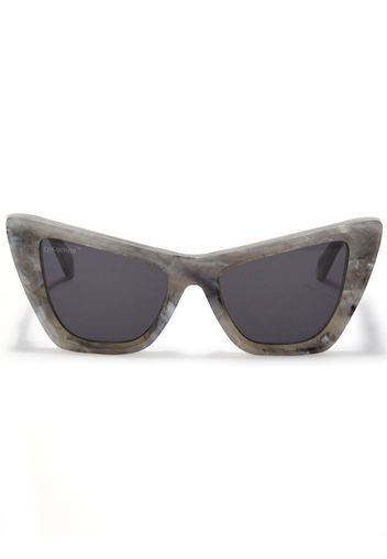 Off-White cat-eye tinted sunglasses - Grau