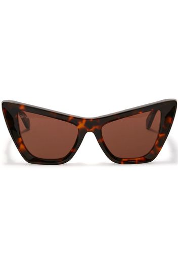 Off-White Edvard cat-eye sunglasses - Braun