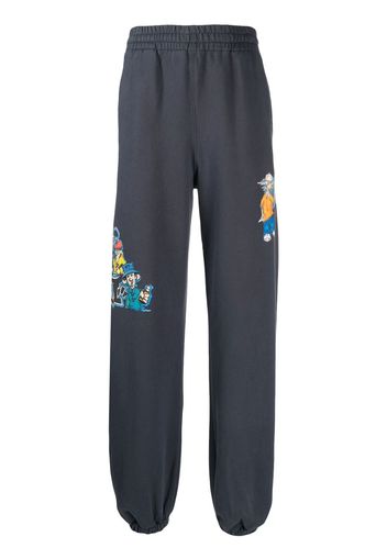 Off-White Outer Space track pants - Blau