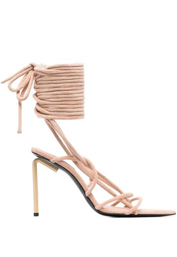 Off-White XX 100mm Tubular sandals - Nude