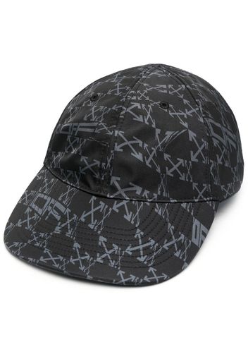 Off-White Arrows-print baseball cap - Schwarz