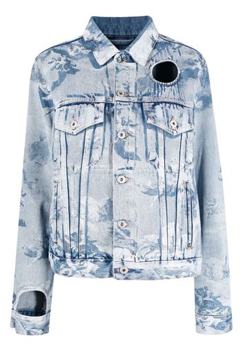 Off-White Sky Meteor denim jacket - Blau