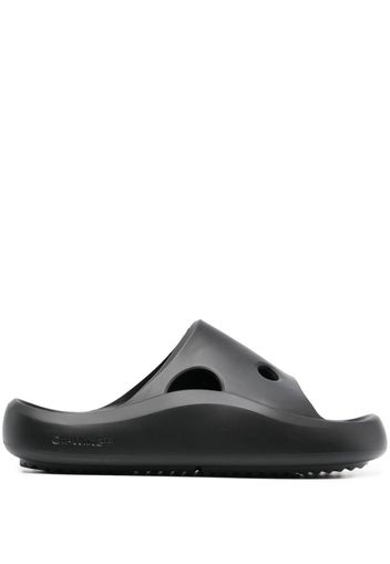 Off-White METEOR RUBBER SLIDER - BLACK BLACK