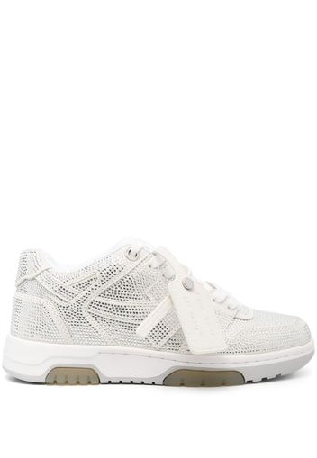 Off-White Out Of Office Strass leather sneakers - Weiß