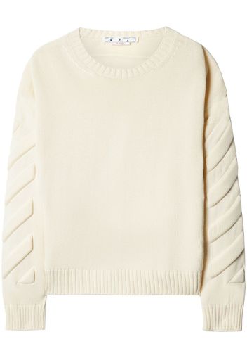 Off-White Arrows knit jumper - Nude