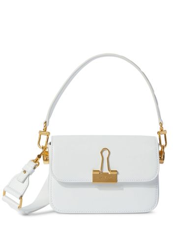 Off-White small Binder shoulder bag - Weiß