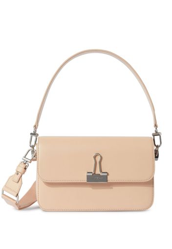 Off-White medium Binder shoulder bag - Nude