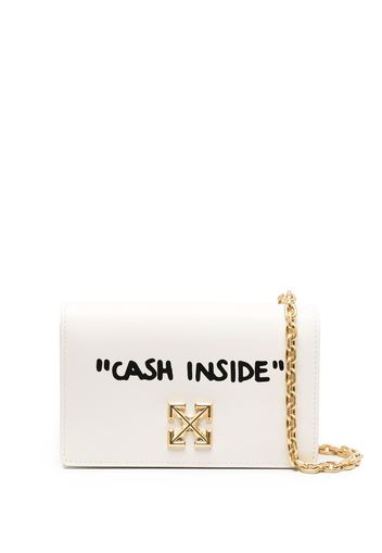 Off-White Jitney 0.5 crossbody bag - Nude