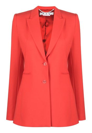 Off-White notch lapels buttoned blazer - Rot