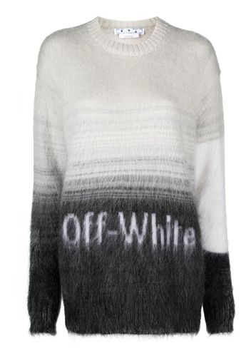 Off-White Pullover mit Farbverlauf - Schwarz