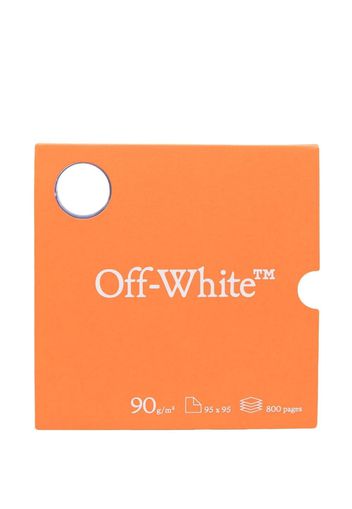 Off-White Meteor cut-out notebook - Orange