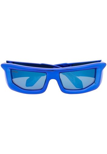 Off-White Eckige Volcanite Sonnenbrille - Blau