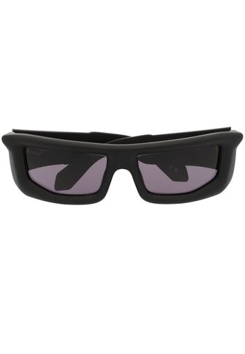 Off-White Eckige Volcanite Sonnenbrille - Schwarz