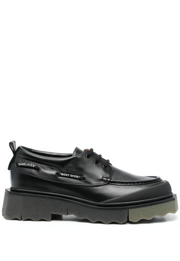 Off-White Sponge lace-up Derby shoes - Schwarz