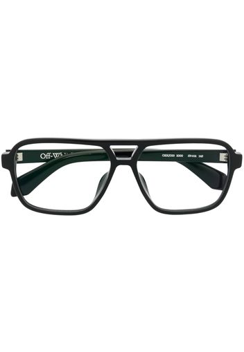 Off-White Eckige Optical Style 28 Brille - Schwarz