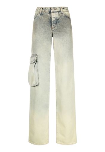 Off-White Toybox Laundry wide-leg jeans - Blau