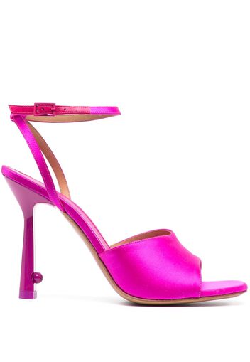 Off-White Lollipop 110mm satin sandals - Rosa