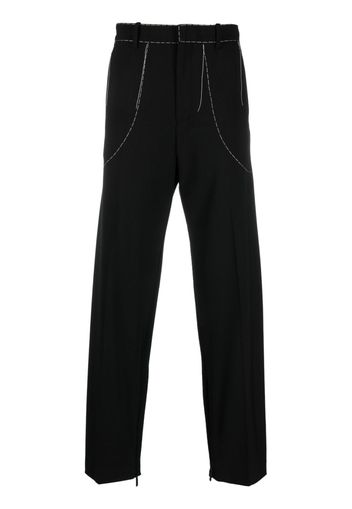 Off-White Stitch tailored trousers - Schwarz