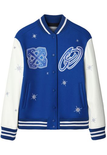 Off-White Bling Stars Bomberjacke - Blau