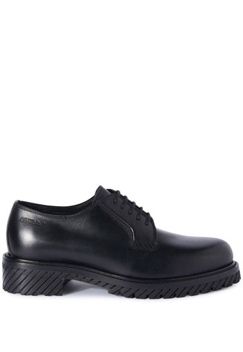 Off-White Military Derby-Schuhe - Schwarz