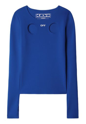 Off-White Meteor Langarmshirt - Blau