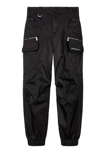 Off-White Klassische Cargohose - Schwarz